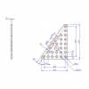 Треугольная пластина из анодированного алюминия Triangle Plate 6*8 (Pair) - «globural.ru» - Красноярск