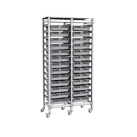 Стеллаж мобильный 2-х секционный для учебных наборов и цифровых лабораторных комплексов SenseDisc - «globural.ru» - Красноярск