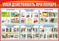 Стенд "Умей действовать при пожаре" - «globural.ru» - Красноярск
