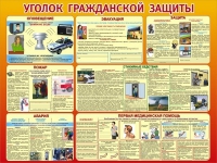 Стенд "Уголок гражданской защиты" - «globural.ru» - Красноярск