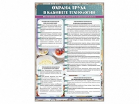 Стенд "Охрана труда в кабинете технологии" - «globural.ru» - Красноярск