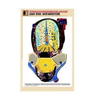 Рельефная таблица "Долька печени. Макро-микростроение" (формат А1, матовое ламинир.) - «globural.ru» - Красноярск