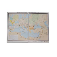 Учебная карта "Византийская империя и славяне в VI - ХI в.в. 1040*1420 мм" (матовое, 2-стороннее лам.) - «globural.ru» - Красноярск