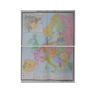 Учебная карта "Европа 1924-1939 гг" 1050*1420 мм (матовое, 2-стороннее лам.) - «globural.ru» - Красноярск