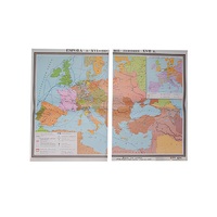 Учебная карта "Европа в 16 - первой половине 17 в.в." 1030*1420 мм (матовое, 2-стороннее лам.) - «globural.ru» - Красноярск