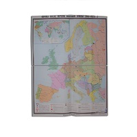 Учебная карта "Европа после 1-ой мировой войны" 1400*1060 мм (матовое, 2-стороннее лам.) - «globural.ru» - Красноярск