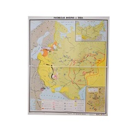 Учебная карта "Российская империя в 18 в." (матовое, 2-стороннее лам.) - «globural.ru» - Красноярск