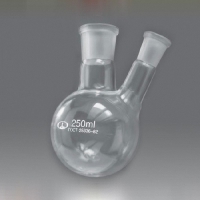 Колба круглодонная с двумя горловинами и шлифами 250 мл. - «globural.ru» - Красноярск