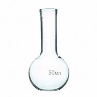 Колба плоскодонная 50 мл. - «globural.ru» - Красноярск