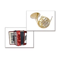 Дидактическое пособие "Музыкальные инструменты" (24 карточки, А4, ламинированное) - «globural.ru» - Красноярск