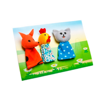 Набор пальчиковых кукол к сказке "Кот, Петух и Лиса" - «globural.ru» - Красноярск