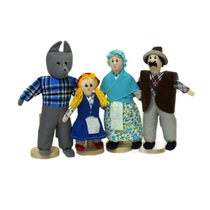 Набор шагающих кукол к сказке "Красная Шапочка" - «globural.ru» - Красноярск