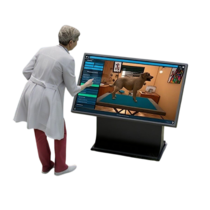 Виртуальный учебный комплекс «Процедурный тренажер ветеринарного врача». Комплектация интерактивный стол - «globural.ru» - Красноярск