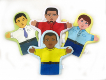 Набор кукол - рукавичек "Расы" - «globural.ru» - Красноярск