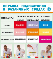 Стенд "Окраска индикаторов в различных средах" - «globural.ru» - Красноярск