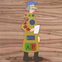 Бизиборд "Почтальон Печкин" - «globural.ru» - Красноярск