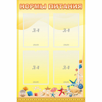 Стенд "Нормы питания" - «globural.ru» - Красноярск