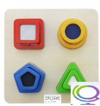 Панель "Тактильные геометрические фигуры" - «globural.ru» - Красноярск