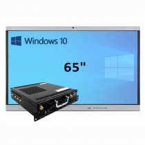 Интерактивная панель 65" (встроенный ПК Win10, Intel i5) - «globural.ru» - Красноярск