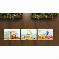 Комплект настенных панелей «Стройка» - «globural.ru» - Красноярск