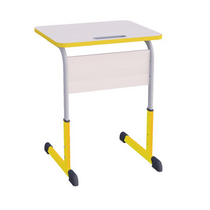 Парта одноместная Smarty Key с полиуретановой кромкой регулируемая по высоте  - «globural.ru» - Красноярск