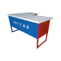 Стол преподавателя "Патриот" угловой с выкатной тумбой - «globural.ru» - Красноярск