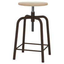 Табурет рабочий (винтовой механизм регулировки высоты сиденья) - «globural.ru» - Красноярск