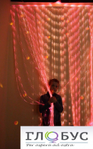 Мерцающий занавес в комплекте с источником света (ширина: 240 см количество нитей: 240 штук) - «globural.ru» - Красноярск