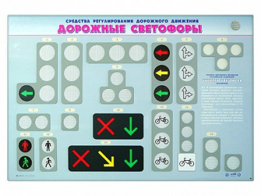 Базовый комплект светового оборудования "Дорожные светофоры" с сенсорным беспроводным пультом дистанционного управления - «globural.ru» - Красноярск