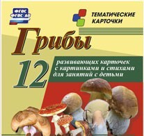 Тематические карточки "Грибы" - «globural.ru» - Красноярск